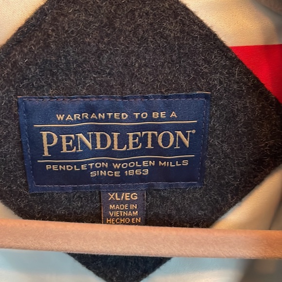 PENDLETON WOOLEN MILLS WOMEN’s COAT DARK/charcoal GREY - Picture 5 of 5